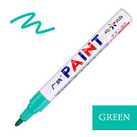 Маркер для шин колёс резины PAINT зелёный карандаш
