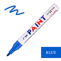 Маркер для шин колёс резины PAINT синий карандаш