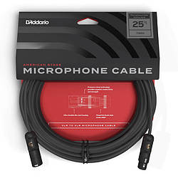 Кабель D'Addario PW-AMSM-25 American Stage Microphone Cable (7.5m)