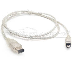 Кабель FireWire (IEEE 1394) 6p/4p у екрані, 1.2 м