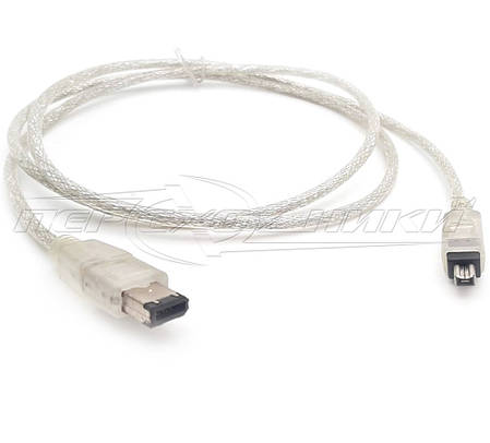 Кабель FireWire (IEEE 1394) 6p/4p у екрані, 1.2 м, фото 3