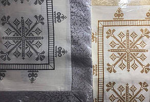 Скатертина 150*220 см. обшита стрічкою (Туреччина)