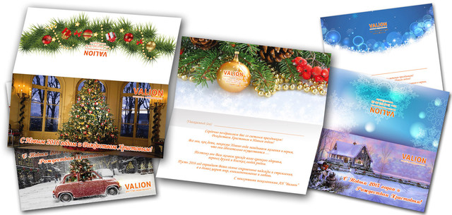 Друк новорічних листівок, замовити вітальні листівки, новорічні листівки, листівки до Нового року