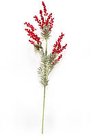 Штучна квітка Мімоза (Акація), 88 см, червоний (630140)