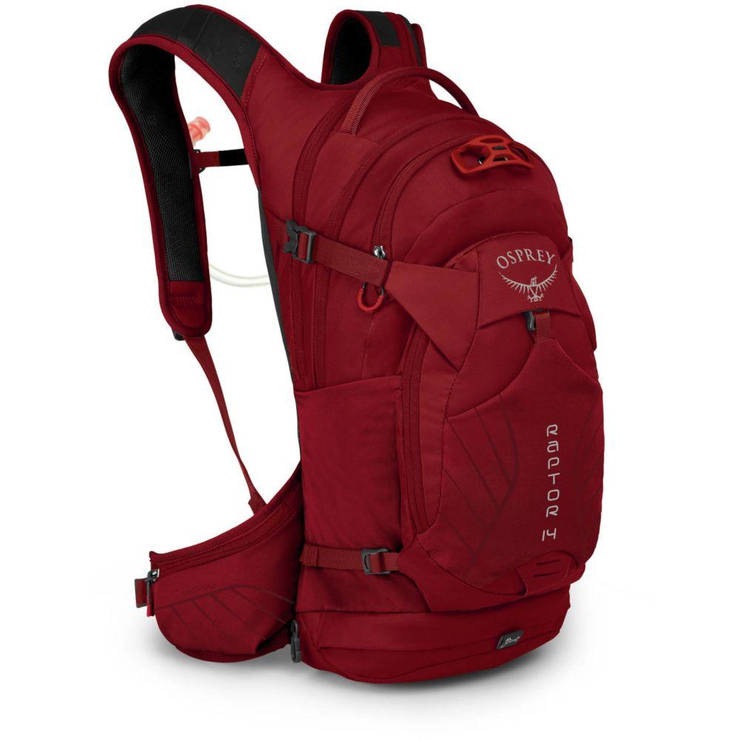 Рюкзак Osprey Raptor 14 Wildfire Red, фото 2