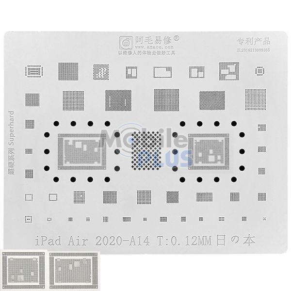 Трафарет BGA AMAOE для iPad Air 2020 — A14 0.12mm, фото 1