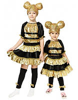 Дитячий костюм Бджілки Лол для дівчаток 7-8 років Новорічний костюм Бджілка Lol