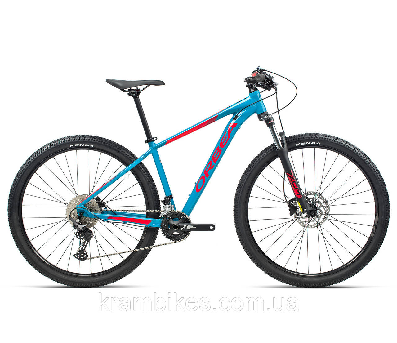 Велосипед Orbea MX30 (2021) 29" M Blue-red Shimano Deore