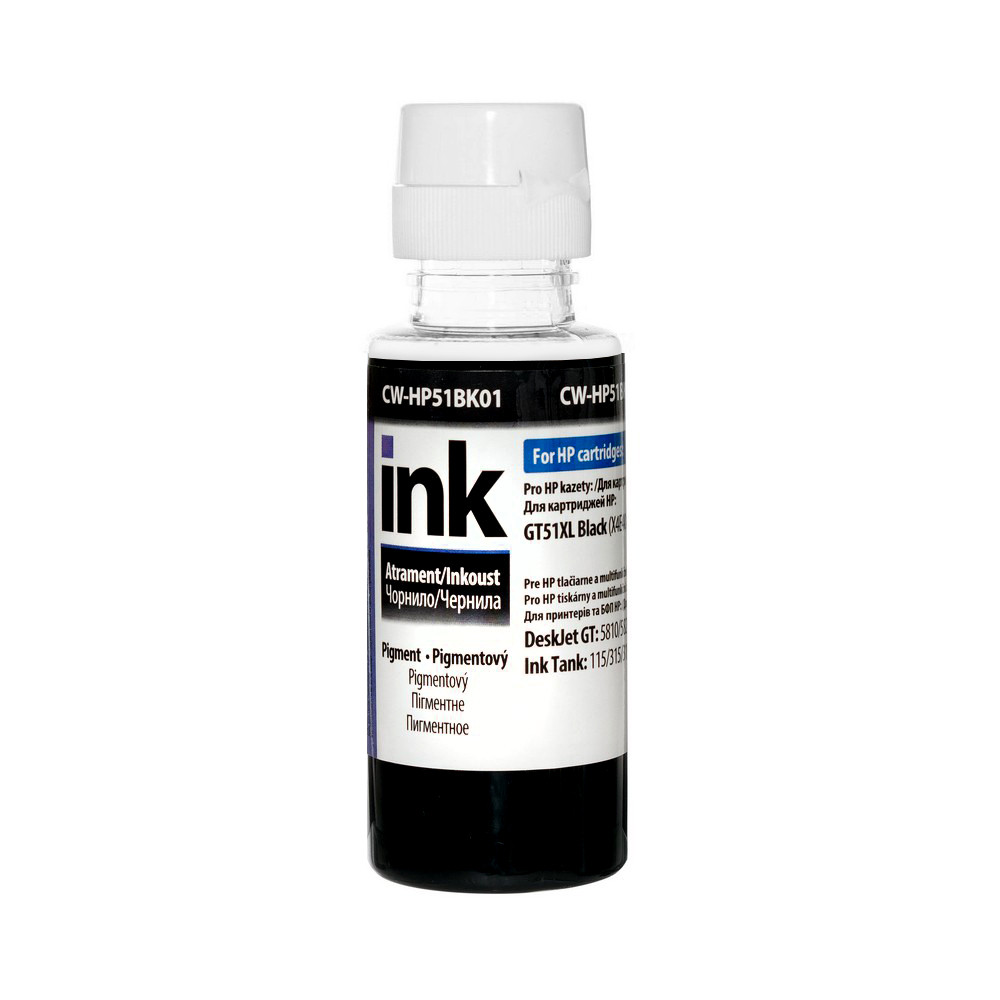 Чорнило для HP Ink Tank 115/315/415 Pigment Black (100 мл) CW-HP51BK01 ColorWay