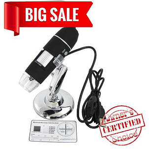 Цифровий мікроскоп MicroView 500x, оптичне збільшення до 500X, фото 2