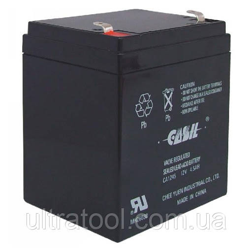 Акумулятор олив'яно-кислотний Casil 12v 4.5a