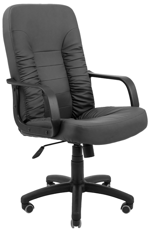 Крісло офісне Техас підлокітники пластик механізм Tilt шкірозамінник Флай-2230 (Richman ТМ)