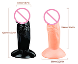 Фалоїмітатор на присоску 12 см, дилдо фаллос, інтимні іграшки, фото 4