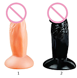 Фалоїмітатор на присоску 12 см, дилдо фаллос, інтимні іграшки, фото 3