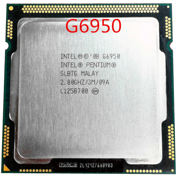 Б/В, Процесор, Intel Pentium G6950, s1156, 2 ядра, 2.8 гГц