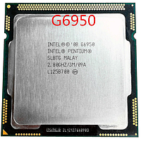 Б/У, Процессор, Intel Pentium G6950, s1156, 2 ядра, 2.8 гГц