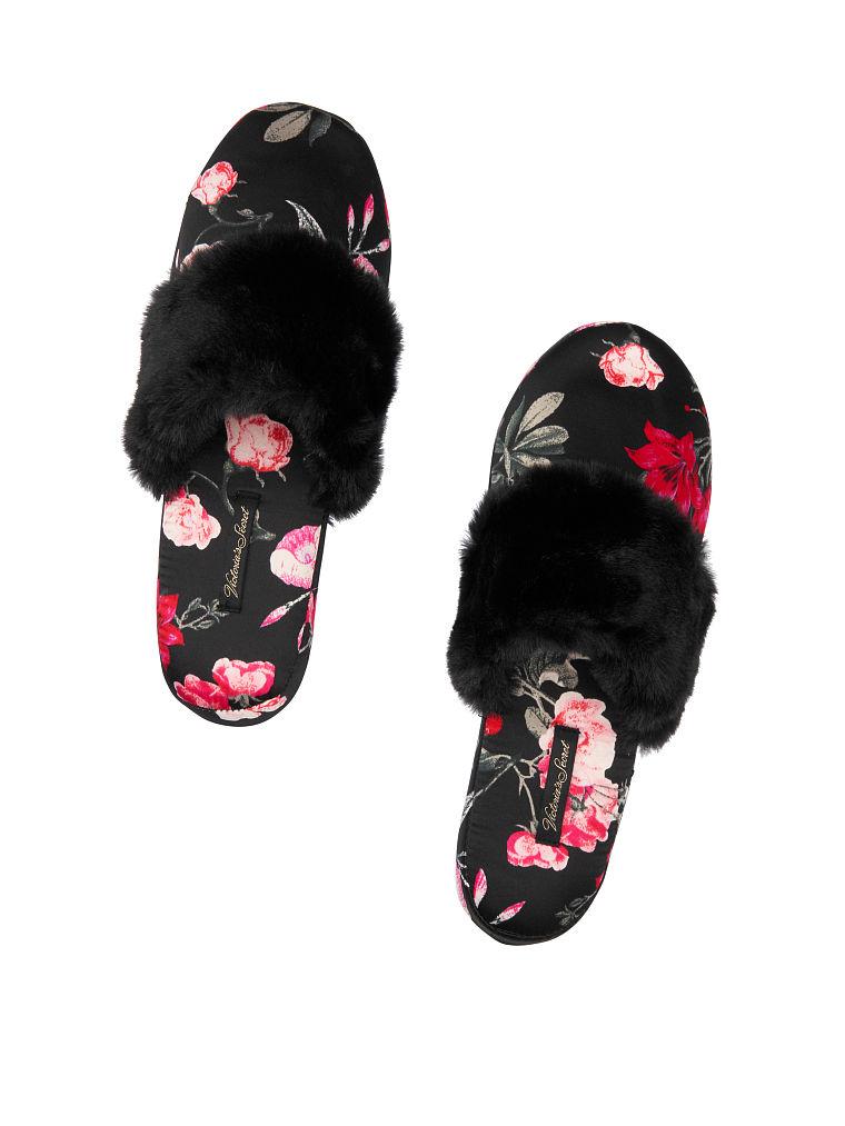 Тапочки Домашні Victoria's Secret Signature Satin Slippers