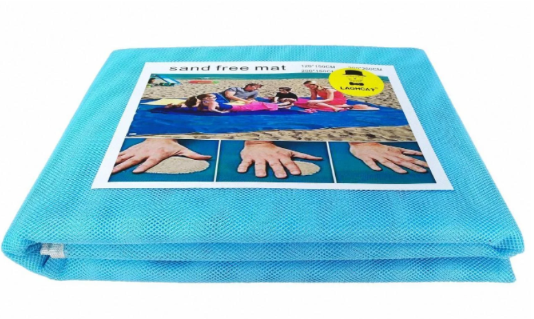 Пляжний килимок антипесок Sand Free Mat 150 х 200 см Бірюзовий (KG-1416)