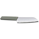 Кухонний ніж Victorinox Swiss Modern "Santoku" 6.9056.17K6B оливковий, лезо 17 см, фото 5