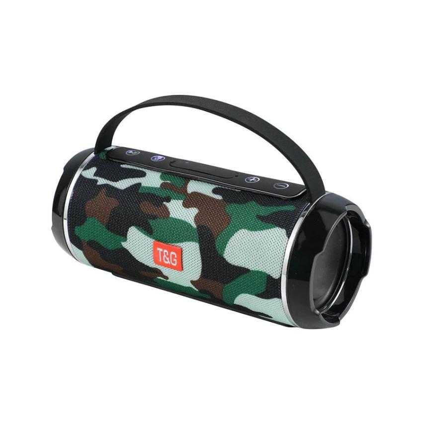 Портативна бездротова Bluetooth колонка + USB + SD + FM TG 116, Камуфляж