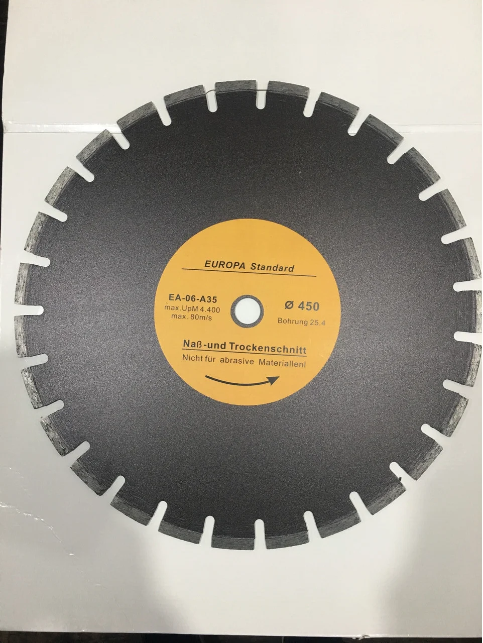 Алмазний диск асфальтом Evropa 450 мм, фото 1