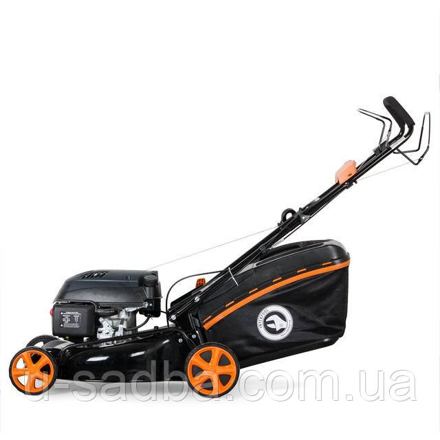 Газонокосарка бензинова 4,9 HP (3,6 кВт) ширина зрізу 508 мм самохідна INTERTOOL LM-6050