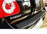 Захисна накладка на задній бампер для Volkswagen Passat B6 4-дверн. седан 2005-2010, фото 2