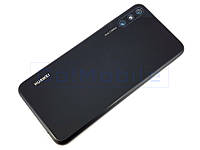Задняя крышка для Huawei Y6p черная, Midnight Black, оригинал (Китай)