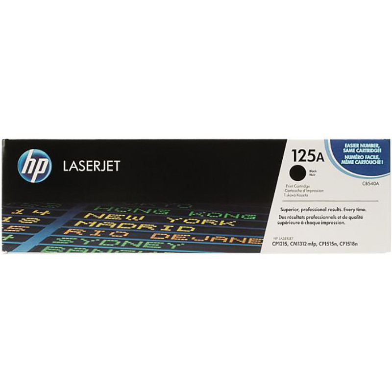 Картридж HP 125A black CB540A для принтера CLJ CM1312, CM1312nfi, CP1210, CP1215, CP1510, CP1515n, CP1518ni, фото 1