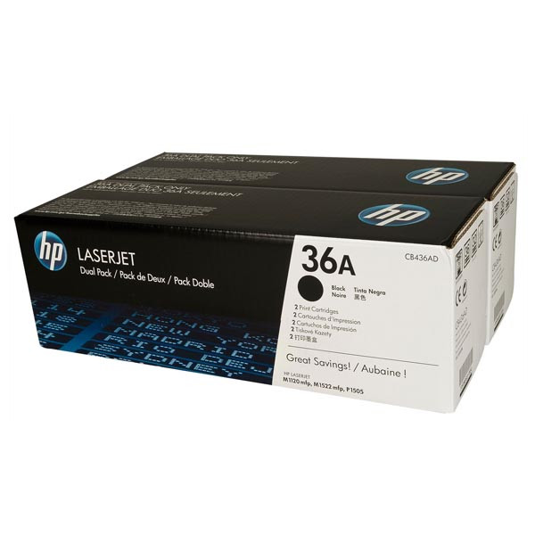 Картридж HP 36A CB436AF (2 шт.) до принтера M1120n, M1522nf, P1505n, фото 1