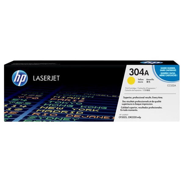 Картридж HP 304A yellow CC532A до принтера LaserJet CM2320nf, CM2320fxi, CP2025dn, CP2025n, фото 1