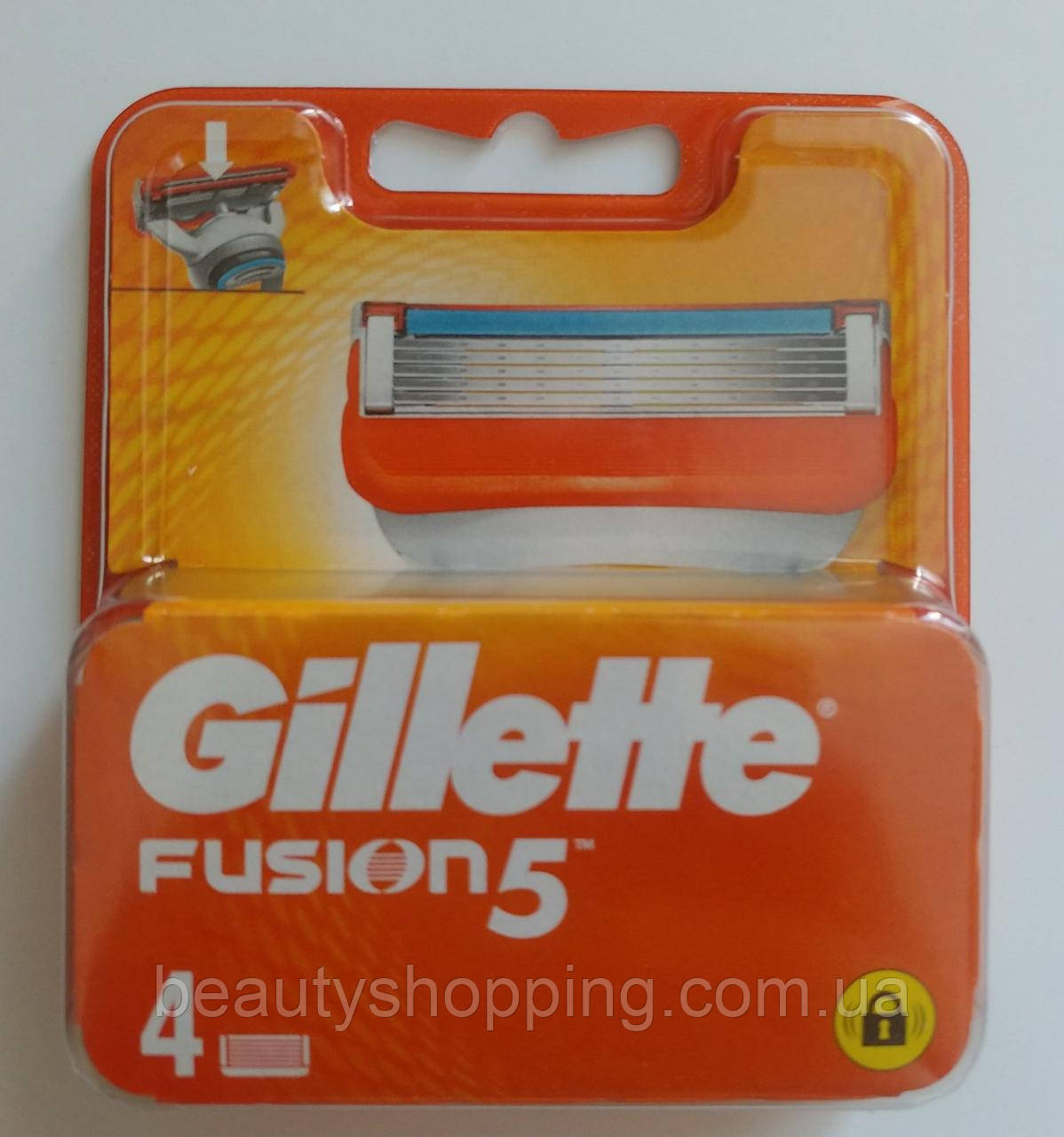 Картриджи для гоління Gillette Fusion 4 шт Original