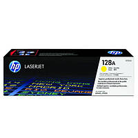 Оригинальный картридж HP 128A (CE322A) Yellow для принтера HP LaserJet Pro Color CM1415 CP1525