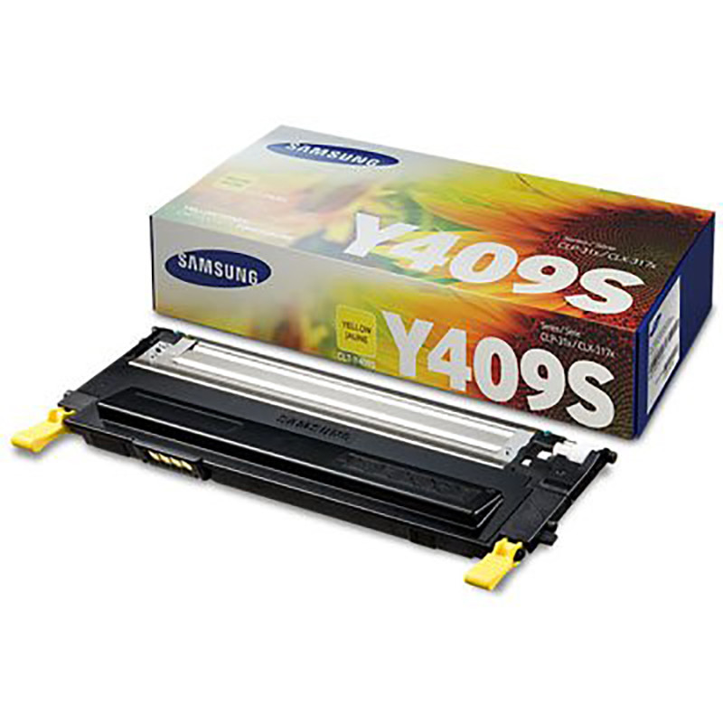 Картридж Samsung CLT-Y409S SU484A yellow для принтера CLP-310, CLP-310N, CLP-315, CLP-315W, CLX-3170FN, CLX-3175, CLX-3175FN,