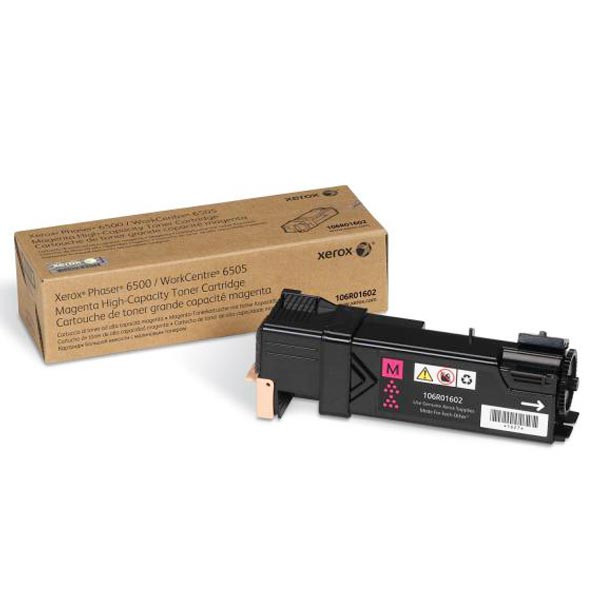 Оригінальний тонер-картридж Xerox 106R01602 Magenta для принтера Xerox Phaser 6500 WorkCentre 6505
