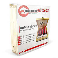 Набор фрез пазовых прямых, 5 шт. INTERTOOL HT-0075