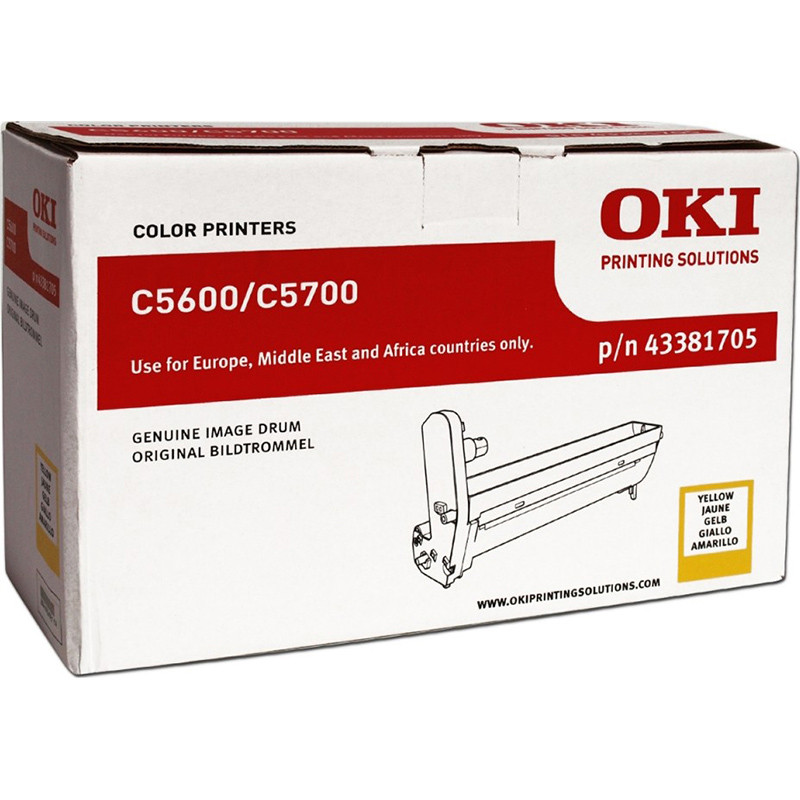 Фотобарабан OKI 43381705 Yellow для C 5600/5600DN/5600N 5700/5700DN/5700N