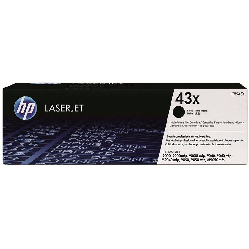 Картридж HP 43X C8543X до принтера LaserJet 9000 DN 9000HNF HNS 9000L MFP 9040 9050 N M9040 M9050 9050N M9059