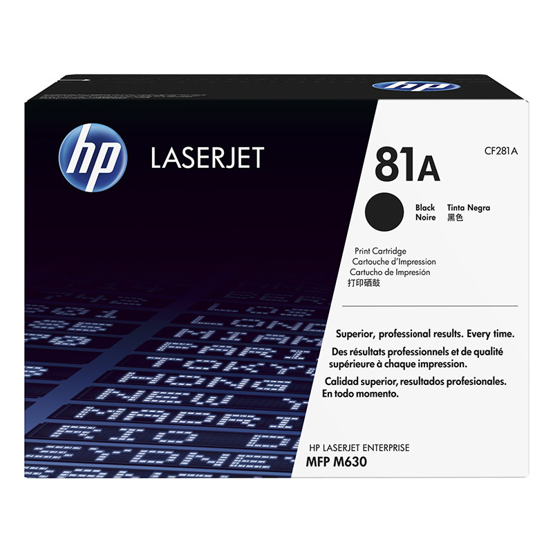 Оригінальний картридж HP 81A (CF281A) для принтера HP LaserJet Enterprise M604dn M604n M605dn M605n, фото 1