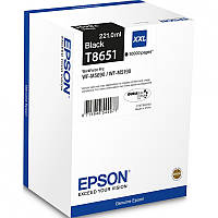 Оригинальный картридж EPSON T8651 (C13T865140) XXL Black для принтера Epson WorkForce Pro WF-M5190DW, WF-M5690