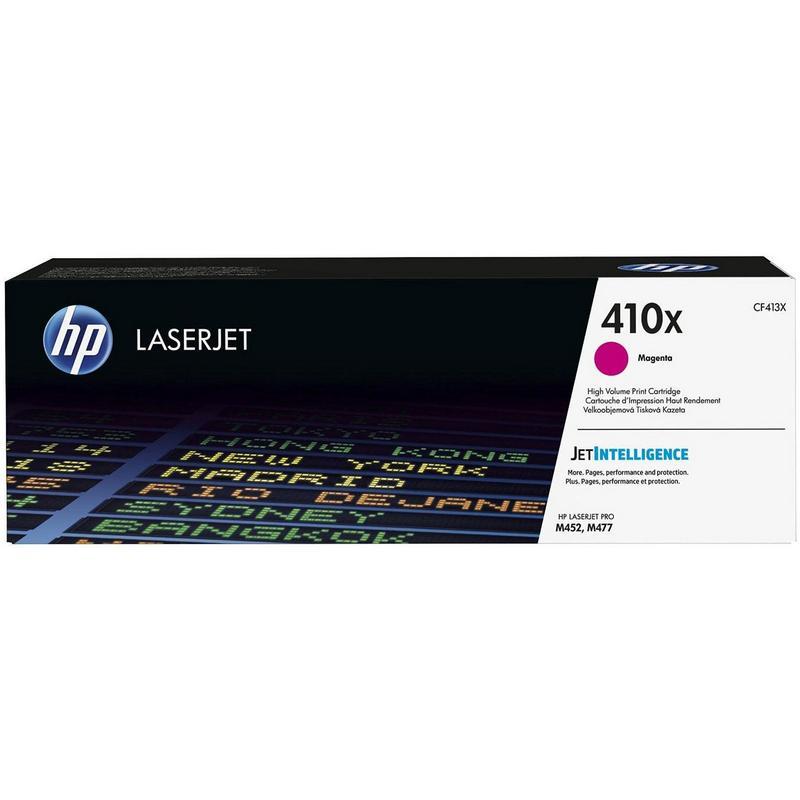 Картридж HP 410X magenta CF413X для принтера Color LaserJet Pro M477fdw, M452dn, M452nw, M477fdn, MFP M477fnw, M377dw, M377fdw, фото 1