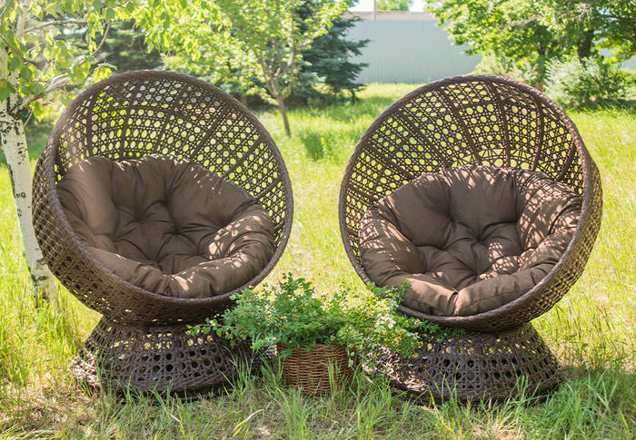 Крутящиеся кресла Verona премиум шоколад (ID#1359684773), цена: 8864 ...