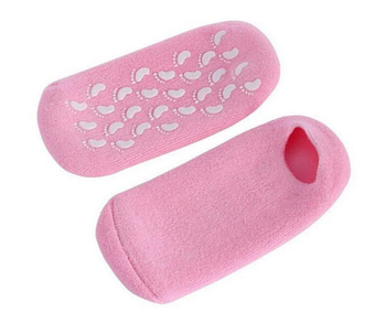 Зволожувальні гелеві шкарпетки SPA Gel Socks Рожевий (KG-1424)