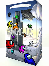 Пакет " АМОНГ АС (Among Us), 22 * 20 * 8 см.