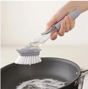 Щітка для чищення посуду Decontamination Wok Brush Сірий (KG-1425)