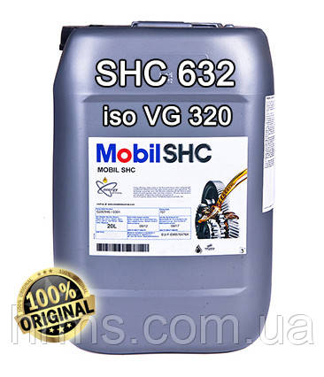 Масло синтетичне Mobil SHC 632 (ISO VG 320) каністра 20 л Мобіл 632 Мобіл 632 Мобіл сшс 632