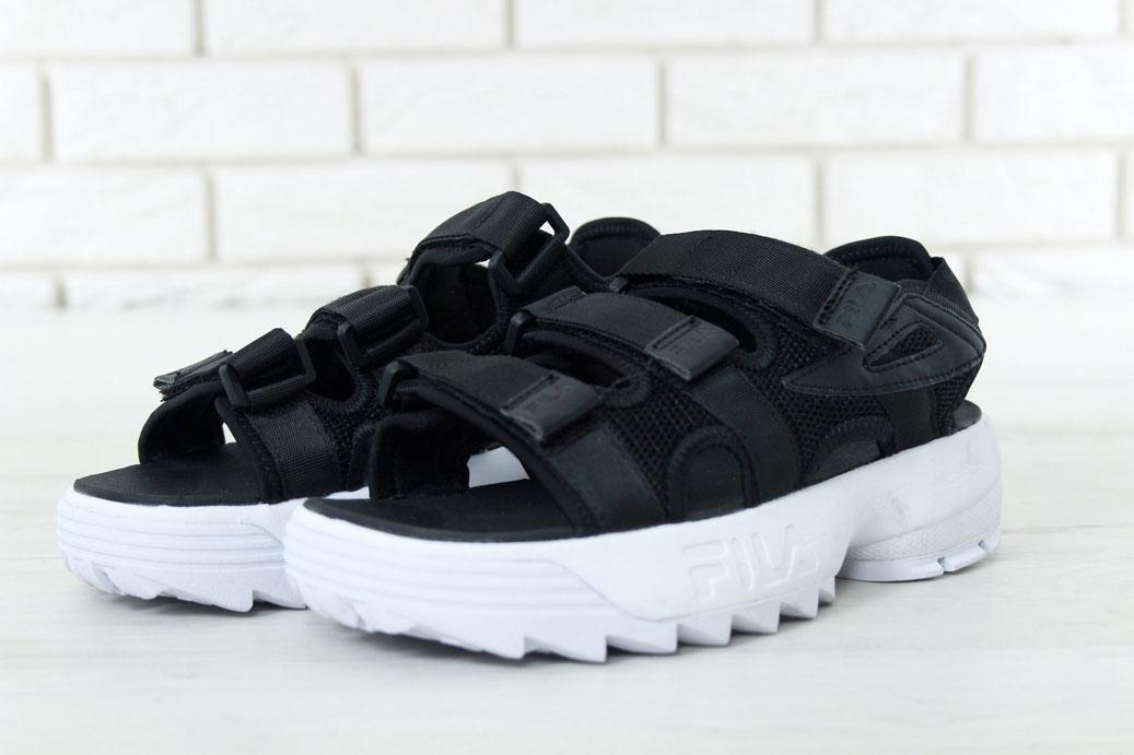 Чоловічі чорні сандалі Fila Disruptor 2