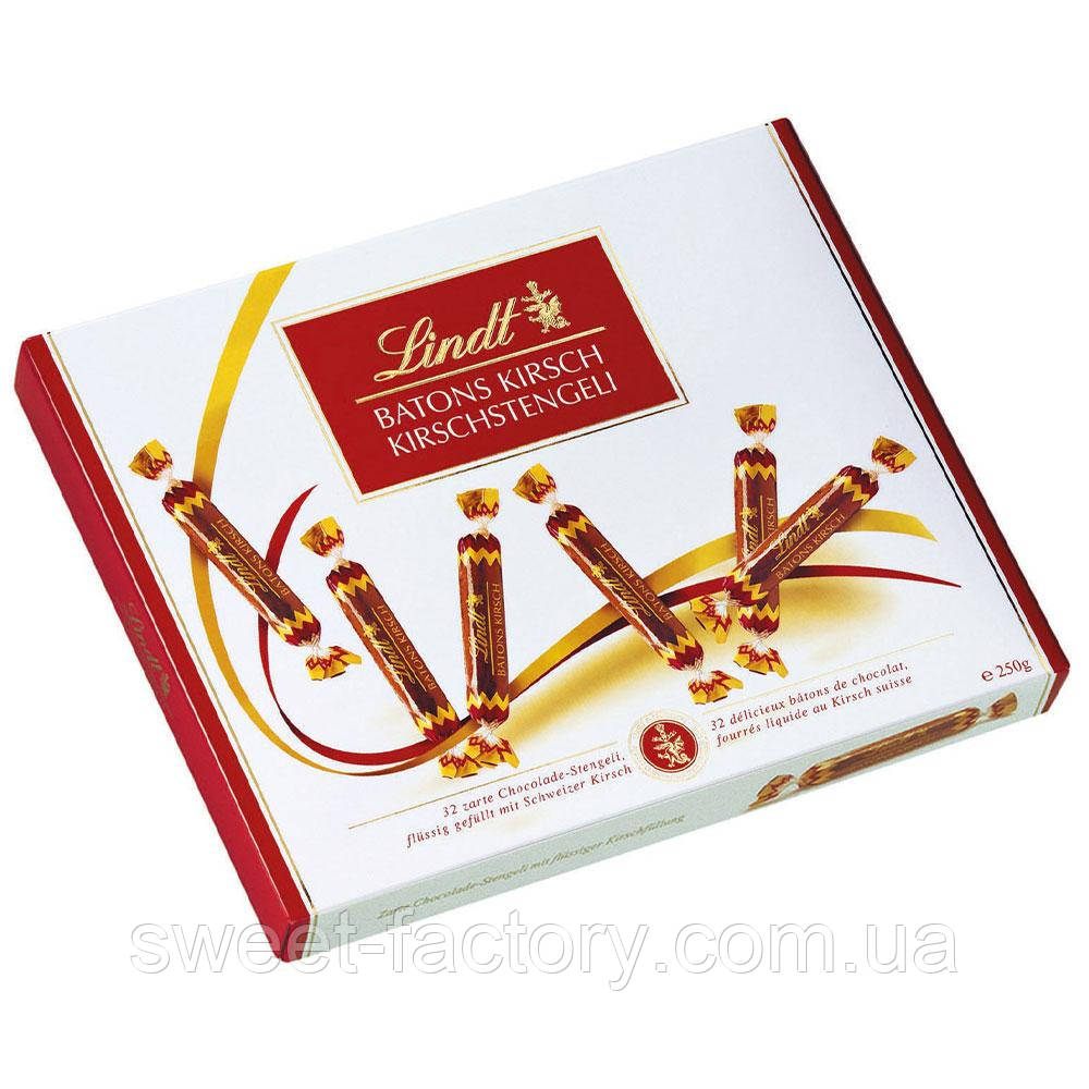 Шоколадні цукерки Lindt Batons Kirsch 250g