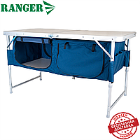 Стол тумба раскладной для пикника туристический стол походный стол для кемпинга с чехлом Ranger ТА-519 Rcase