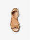 Жіночі босоніжки MICHAEL KORS Ripley Pebbled Leather Espadrille Sandal ОРИГІНАЛ (розмір 6, 7) арахіс, фото 4